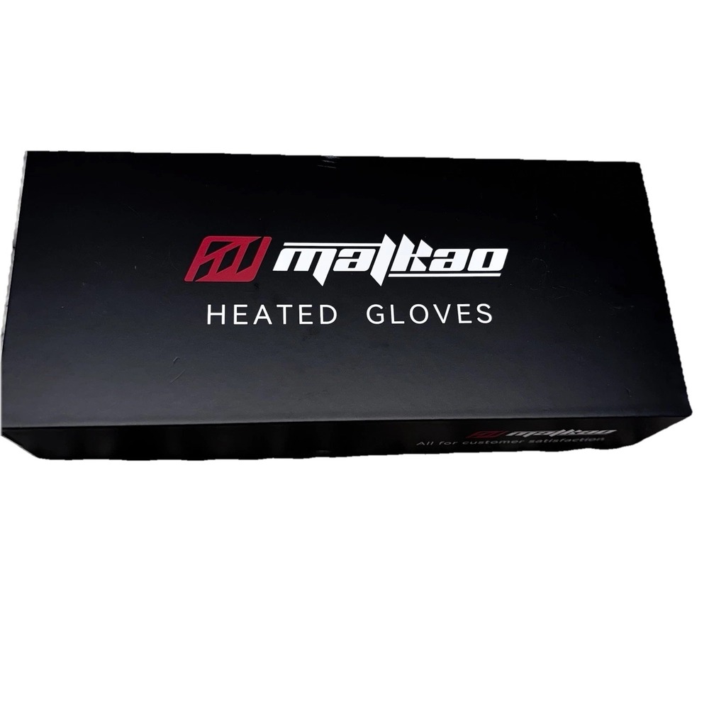 MATKAO Heated Gloves for Men Women Rechargeable Waterproof Winter Gloves Size XL